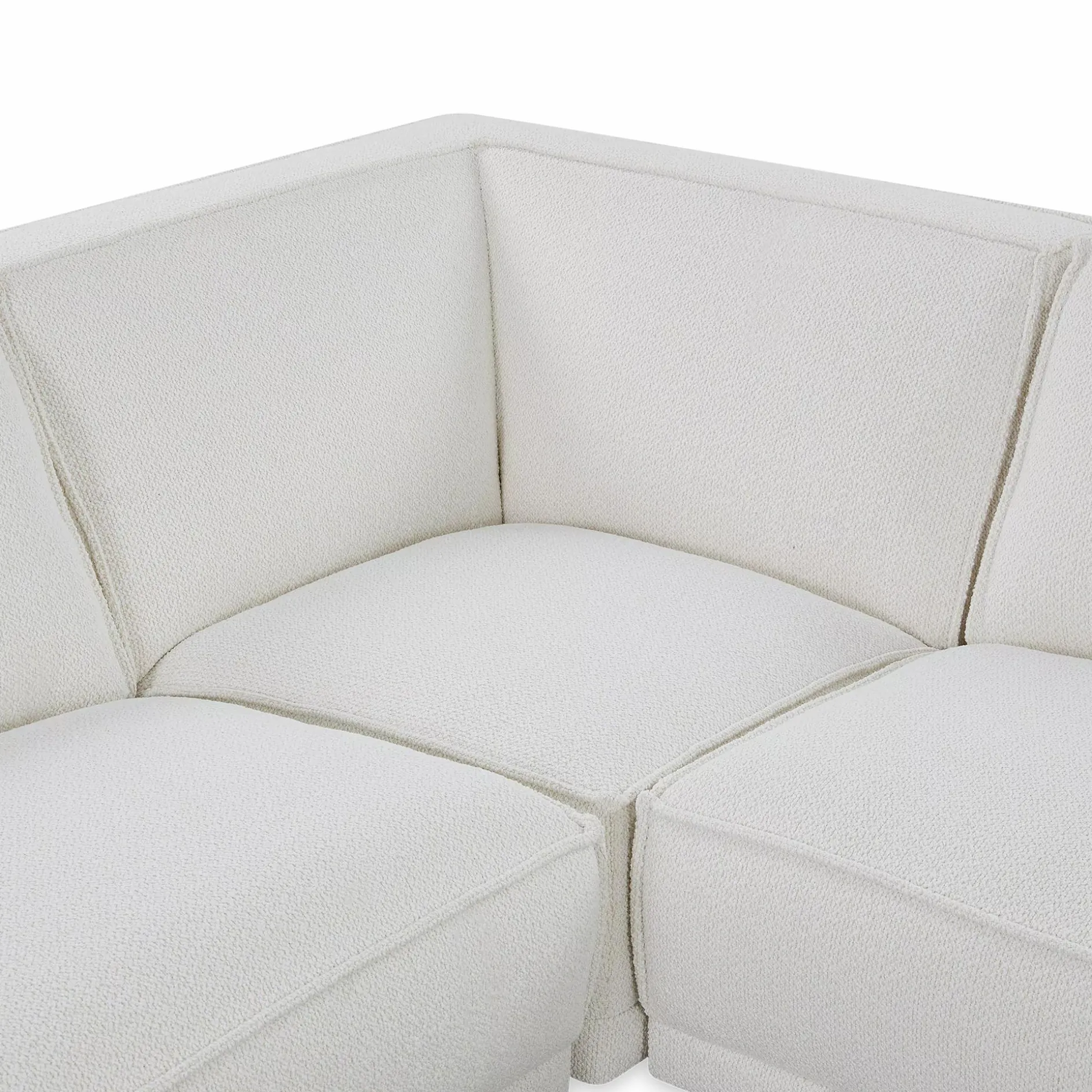 Trevis - Fabric-Upholstered Sectional Sofa by Furninova