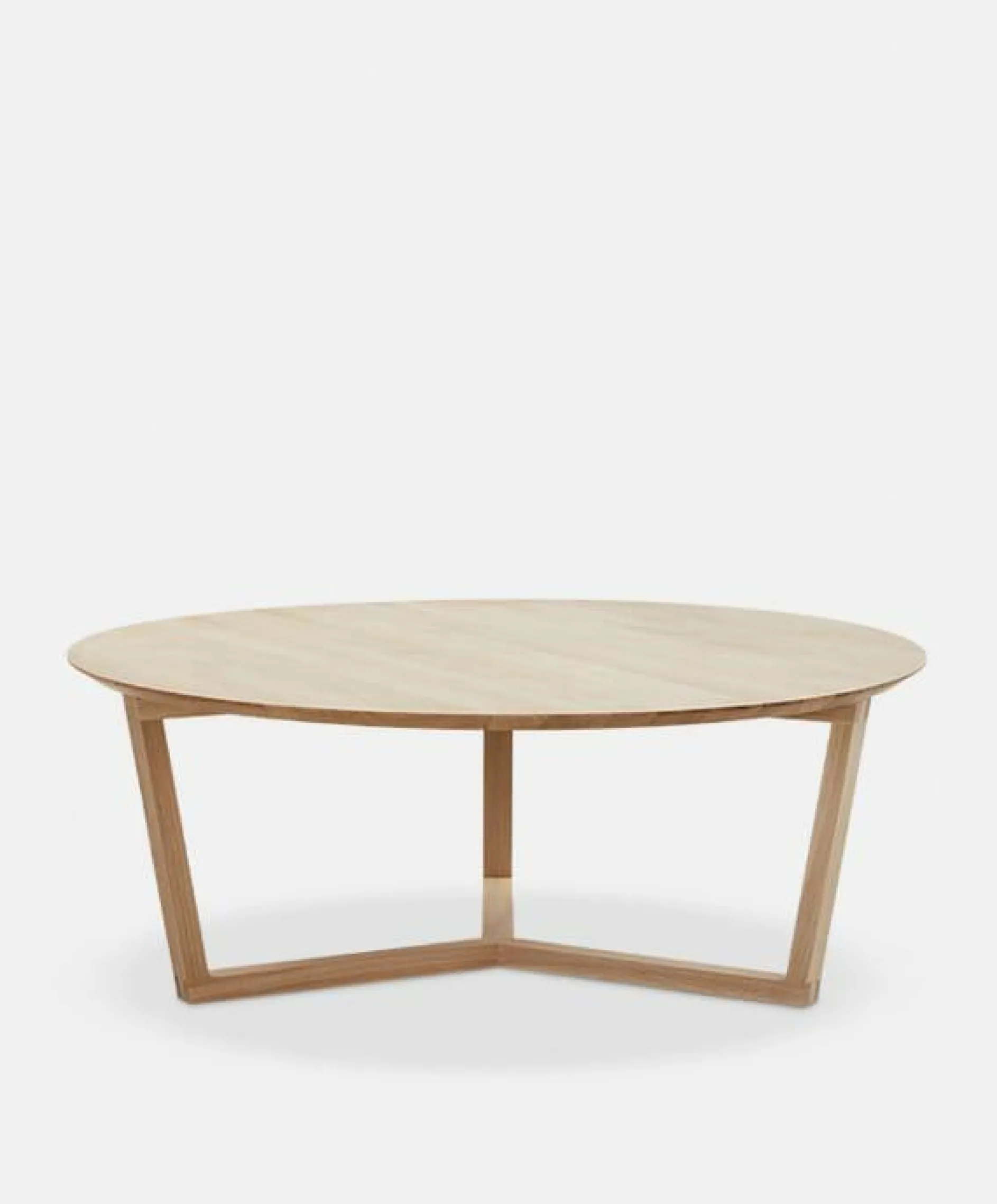 Tripod - Varnished Oak Coffee Table by Ethnicraft