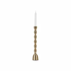 Tulio - Brass Candle Holder