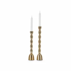 Tulio - Brass Candle Holder