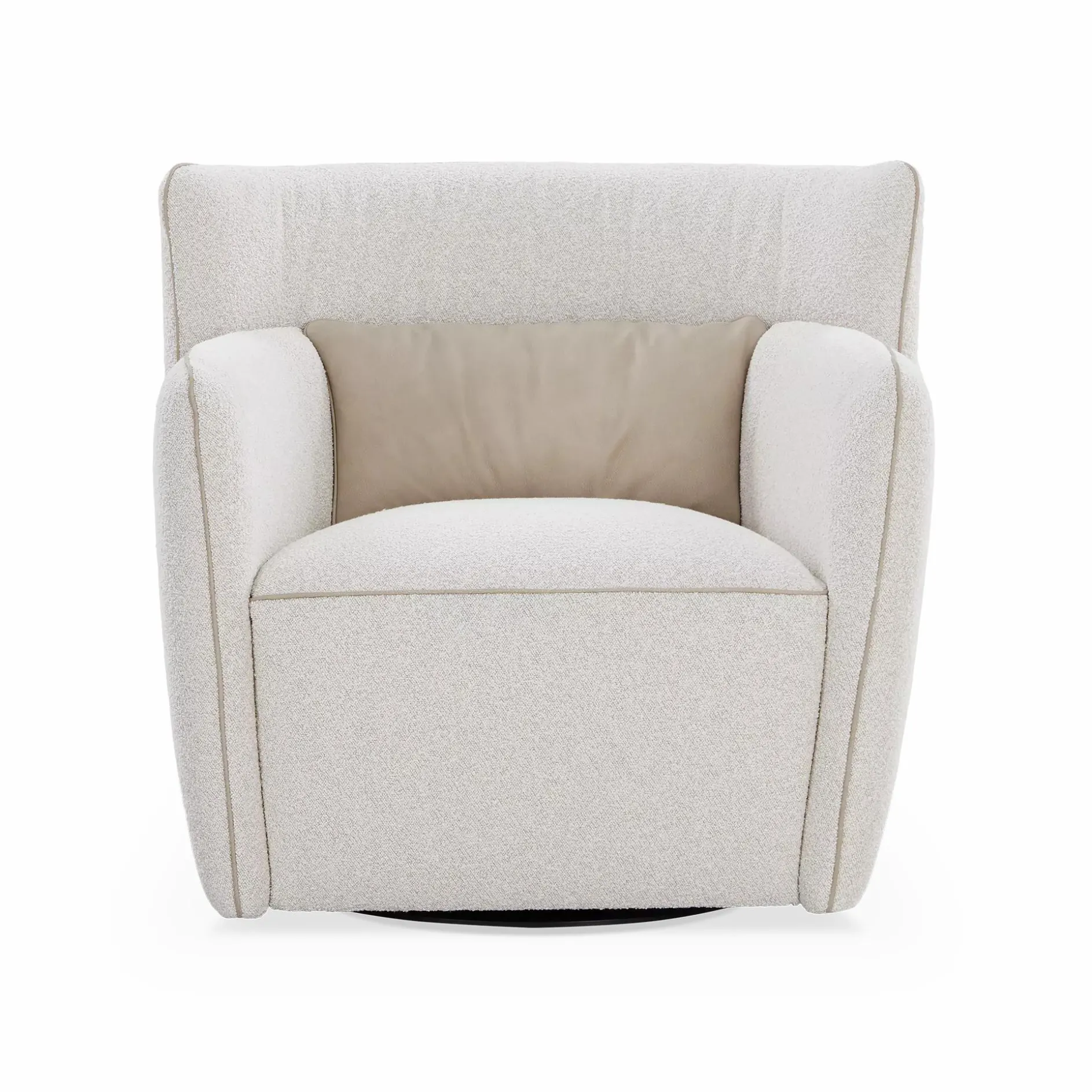 Tulip - Bouclé Fabric Swivel Chair by Gamma