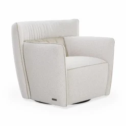 Tulip - Bouclé Fabric Swivel Chair by Gamma