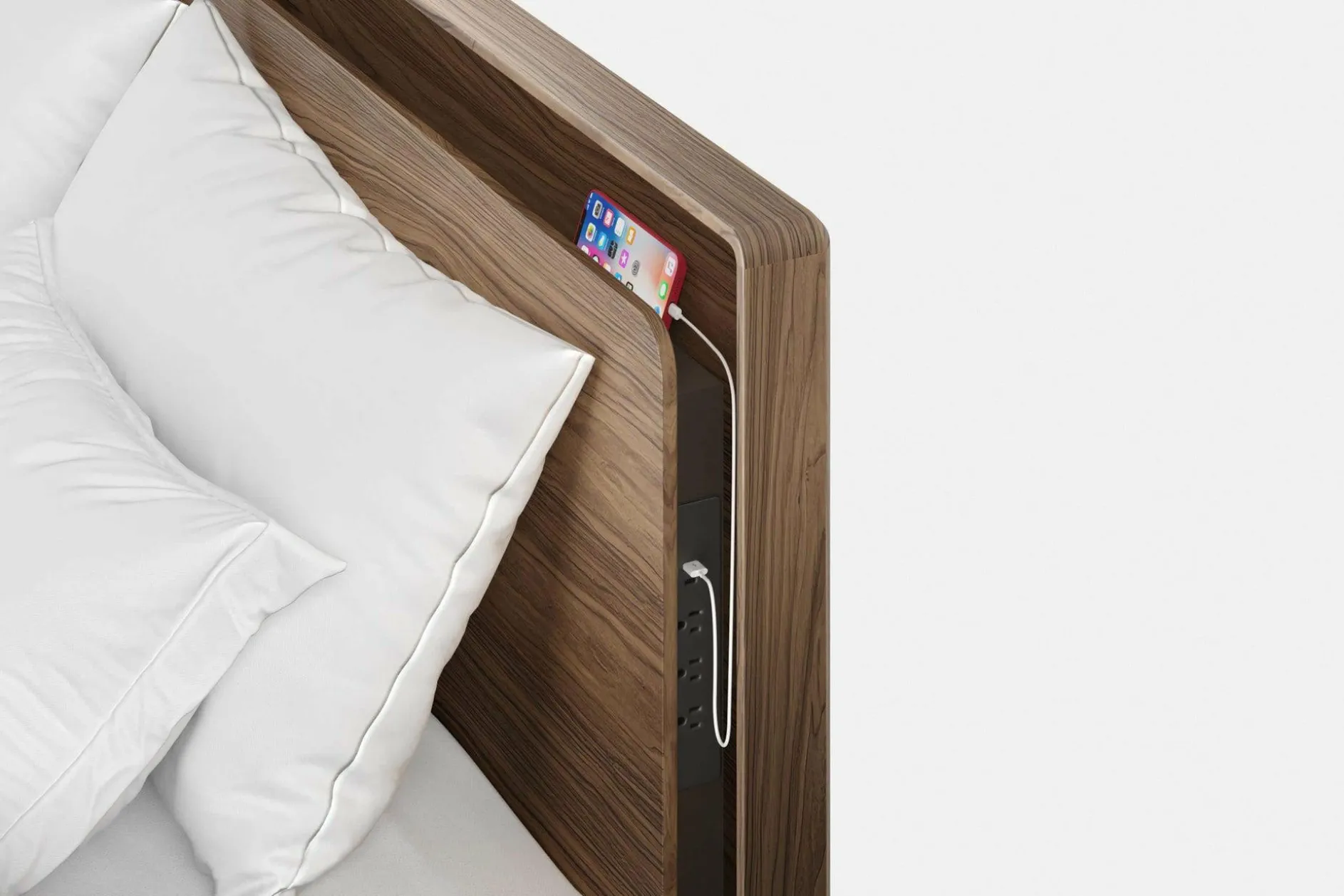 Up-Linq - Bed with Integrated Lighting by BDI