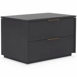 Verona - Oak Bedside Table by Mobican
