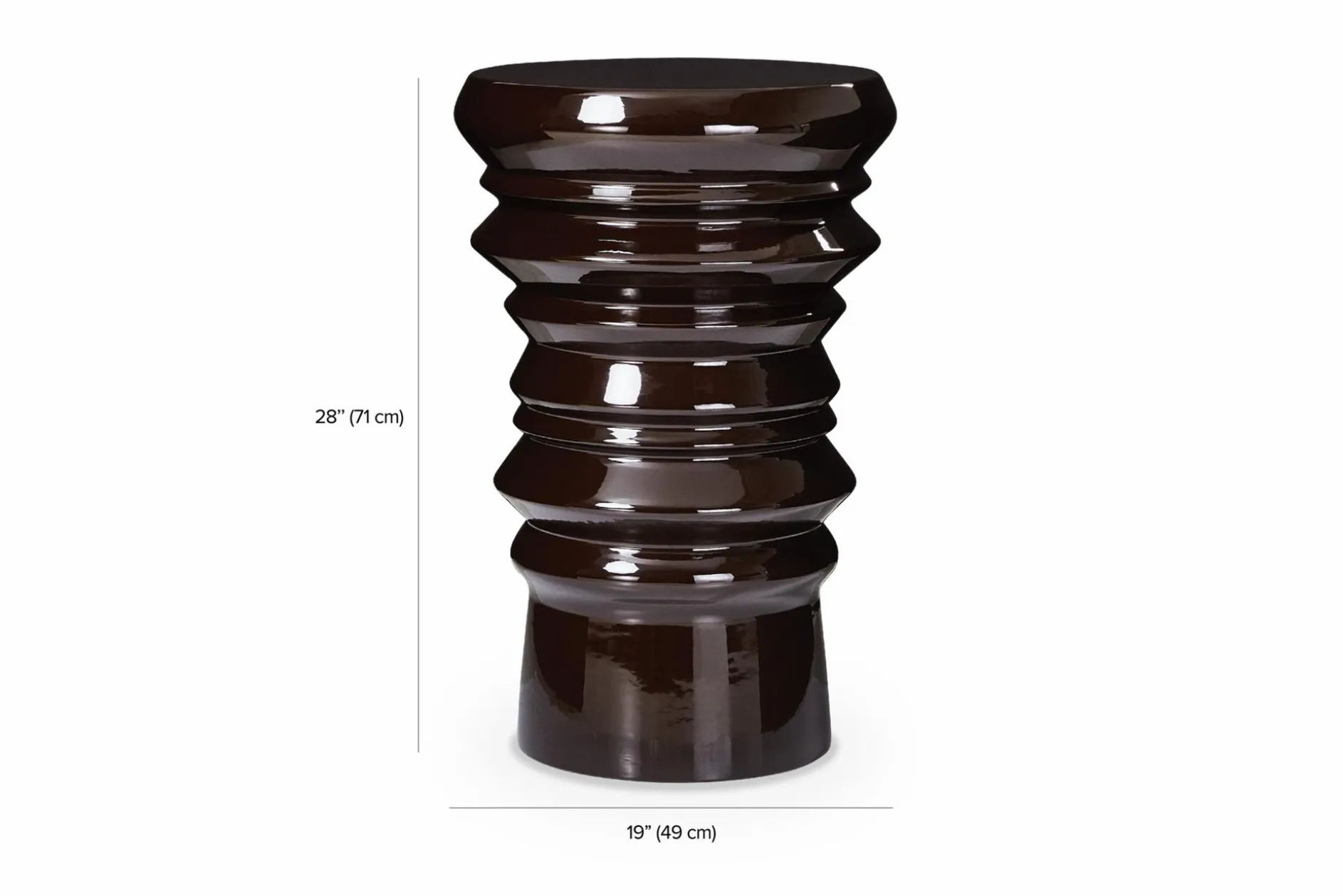 Vibrato - Ceramic Side Table by Ligne Roset