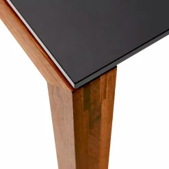Vinci - Glass Top & Wood Base Dining Table by Mobican