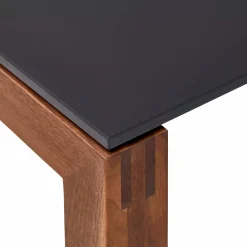 Vinci - Glass Top & Wood Base Dining Table by Mobican