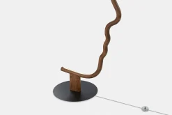 Vis a Vis - Walnut Wood Floor Lamp