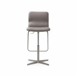 Vito - Adjustable Leather Stool by Cattelan Italia