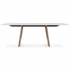 Volare - Wood and Porcelain Dining Table by Trica