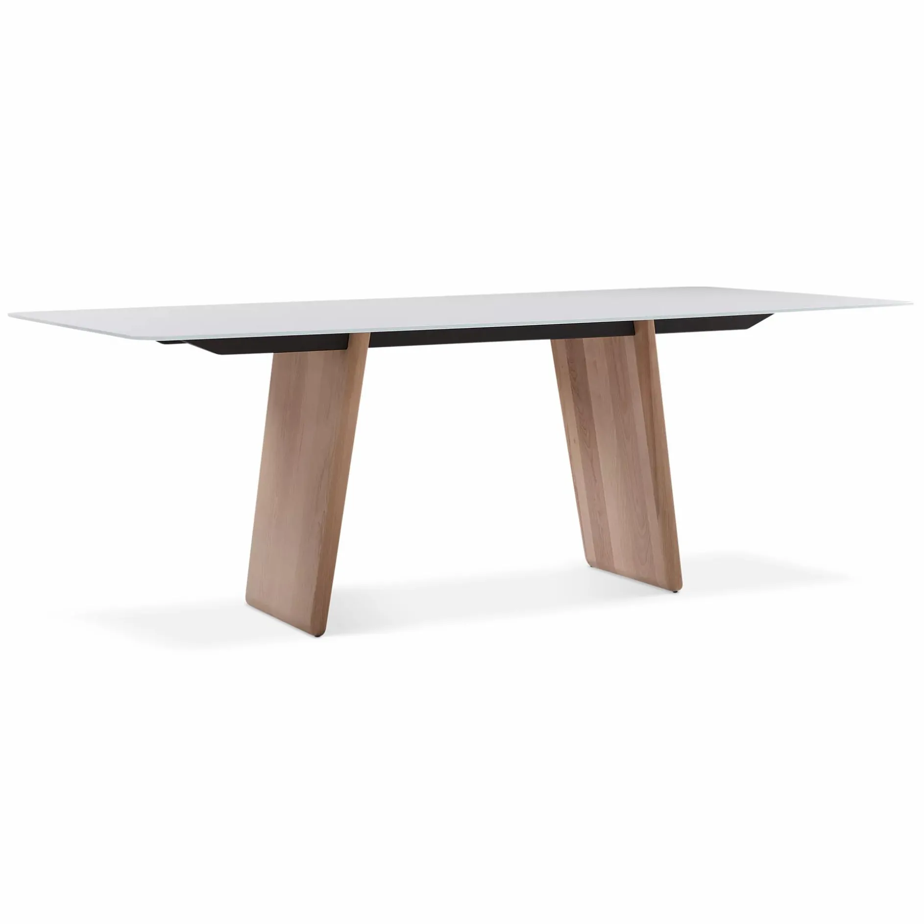 Volare - Wood and Porcelain Dining Table by Trica