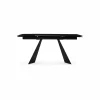 Waters - Extendable Hammered Glass Top Dining Table