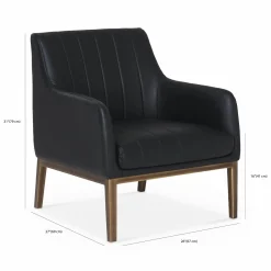 Wolfe - Leather Armchair