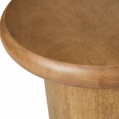 Zach - Round Wood Side Table by Four Hands