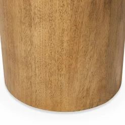 Zach - Round Wood Side Table by Four Hands