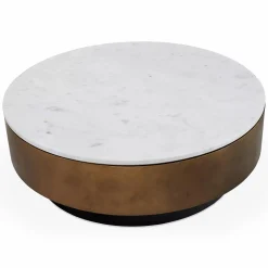 Zelda - Round Marble Coffee Table